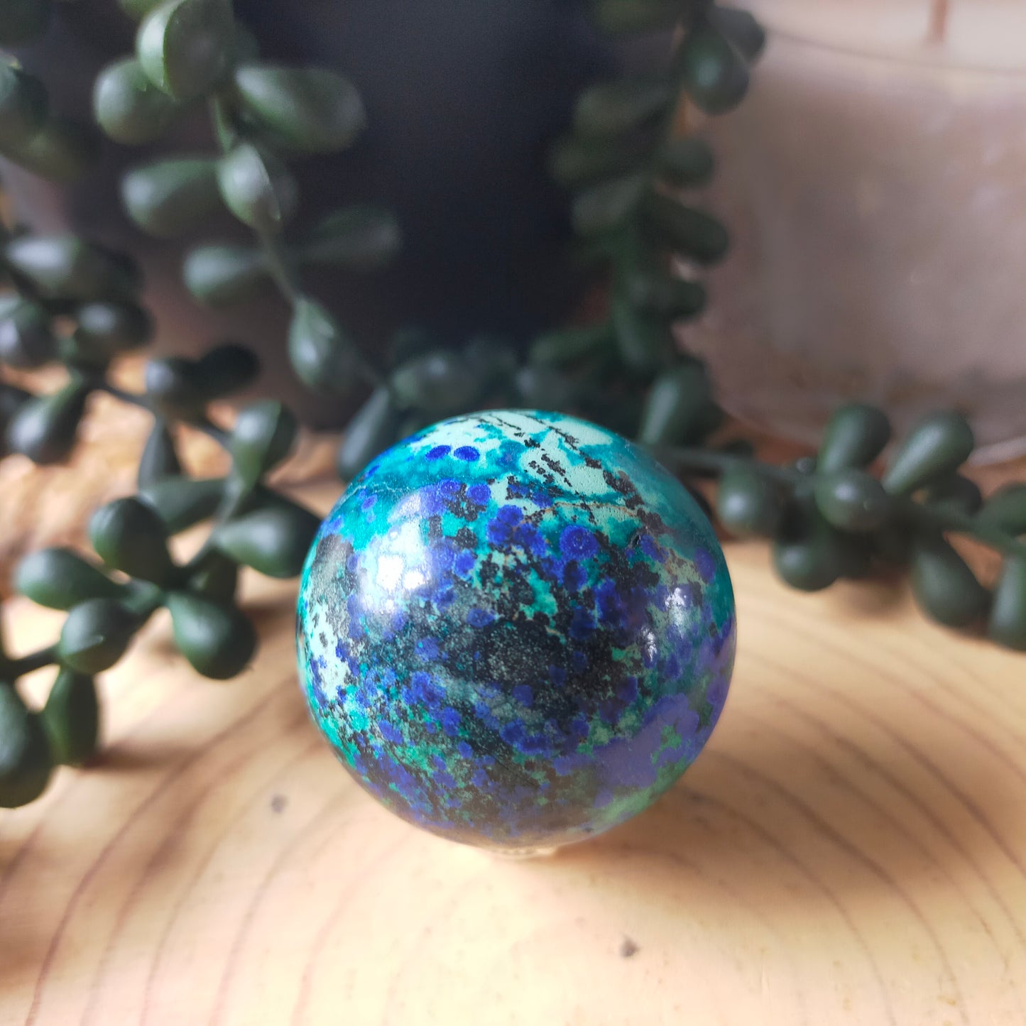 Azurite and Malachite Sphere