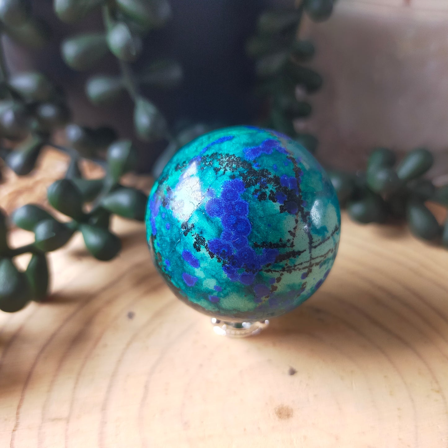 Azurite and Malachite Sphere