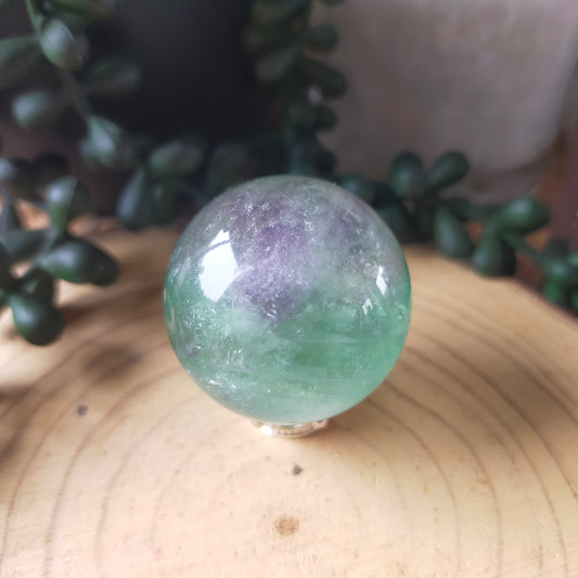 Gorgeous Watermelon Fluorite Sphere