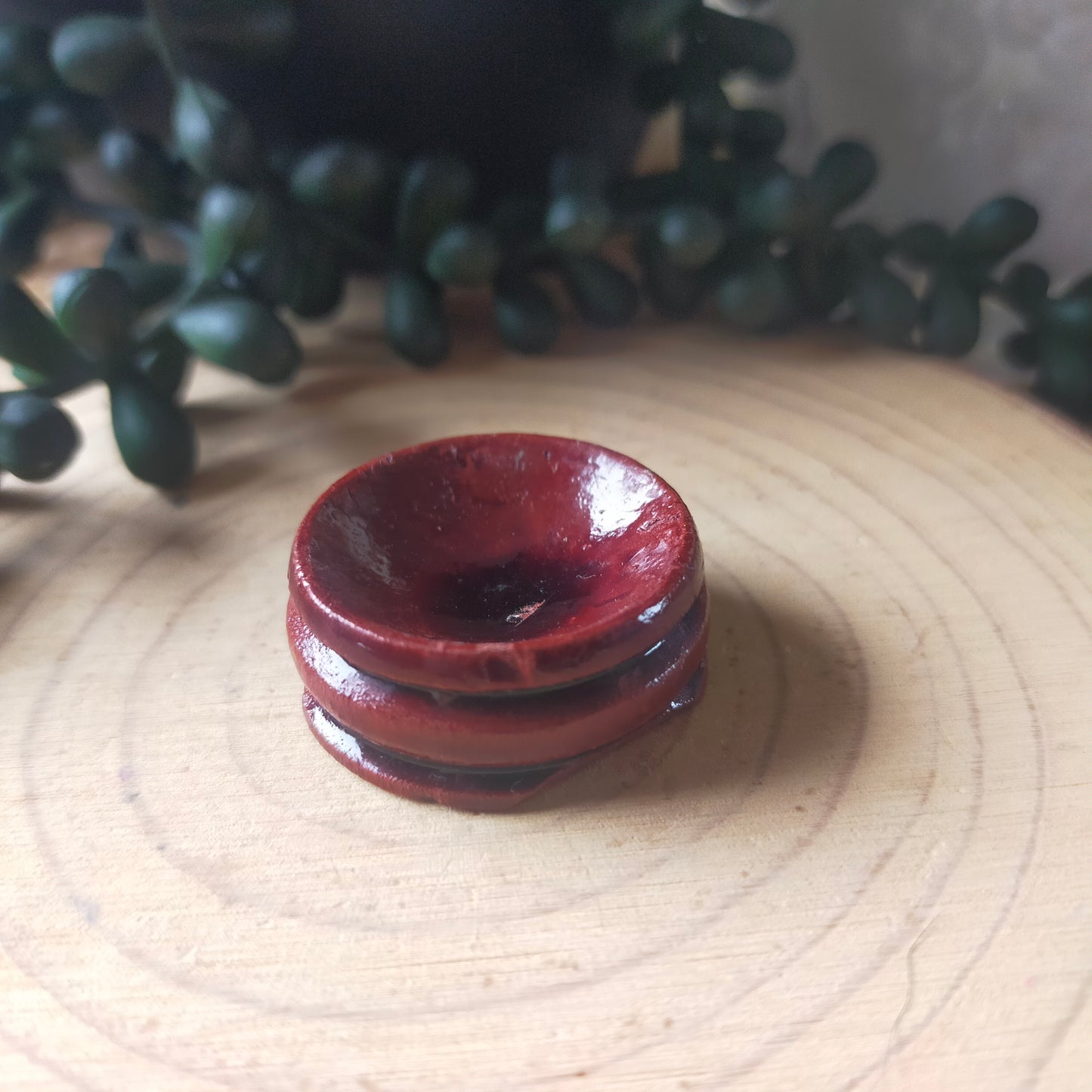 Small Wooden Sphere Stand