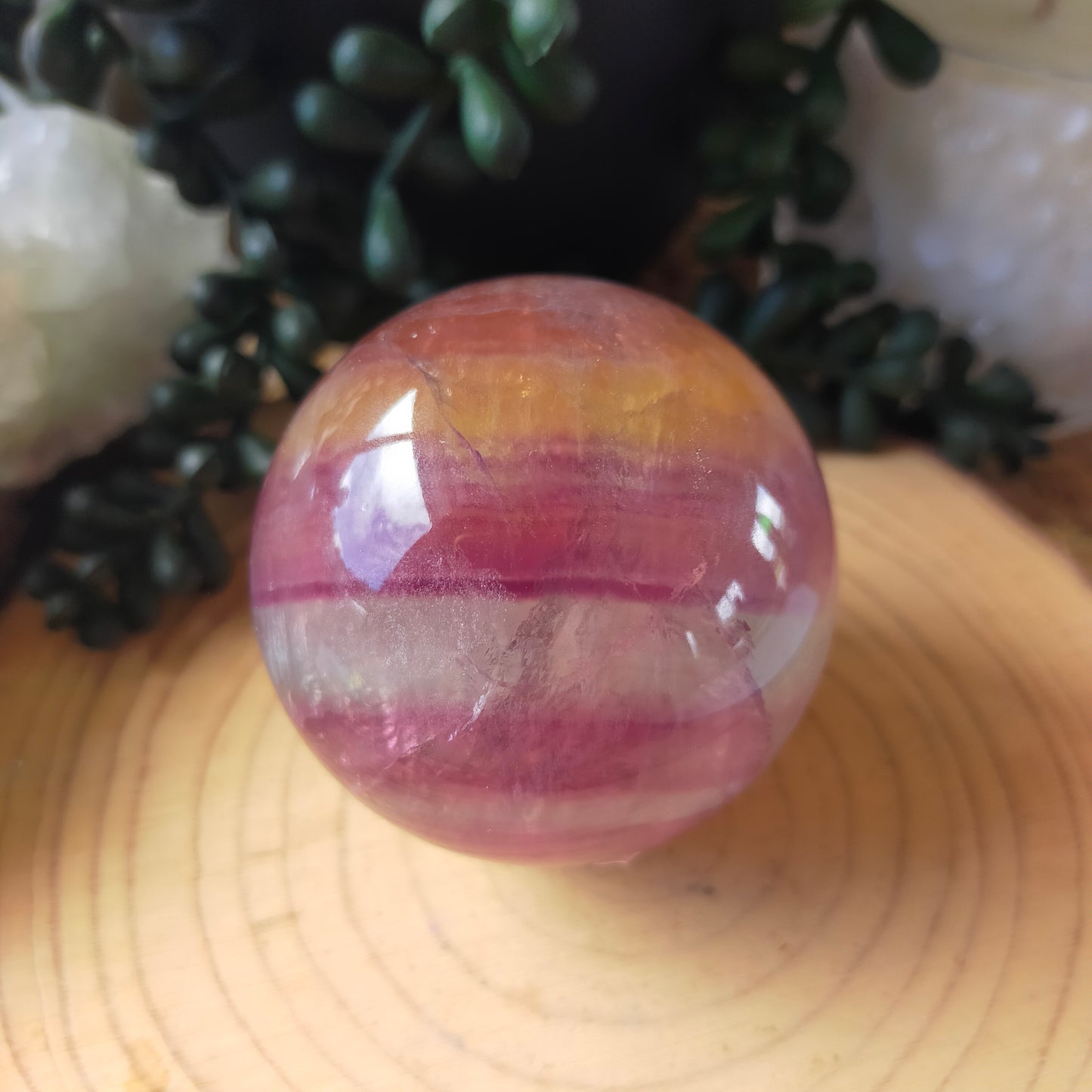 Stunning Candy Fluorite Sphere