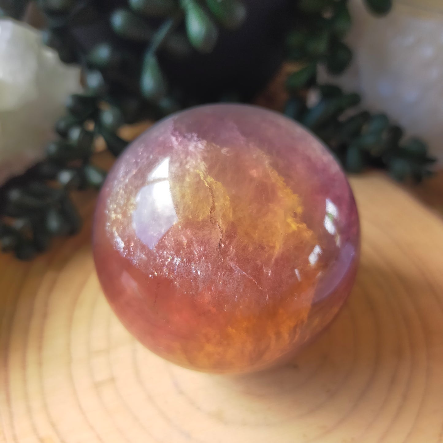 Stunning Candy Fluorite Sphere