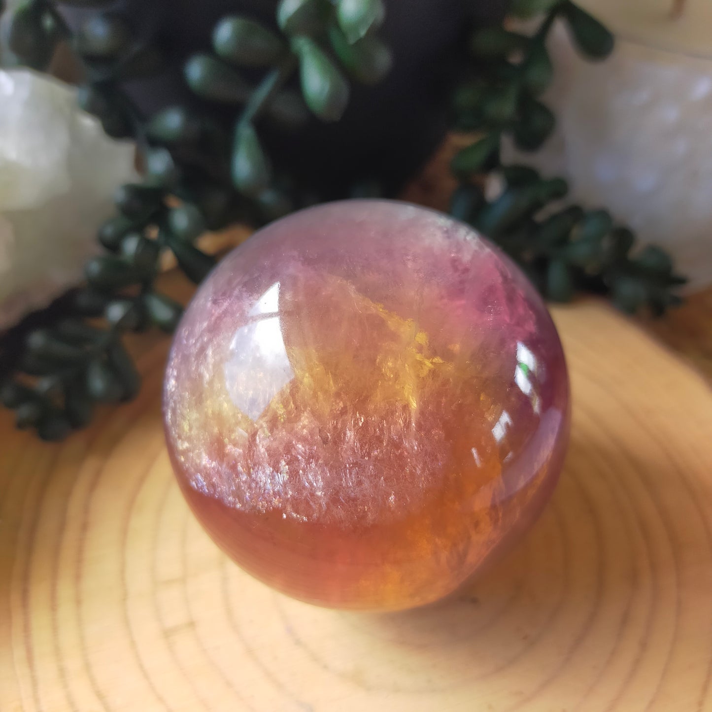 Stunning Candy Fluorite Sphere