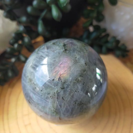 Purple Labradorite Sphere