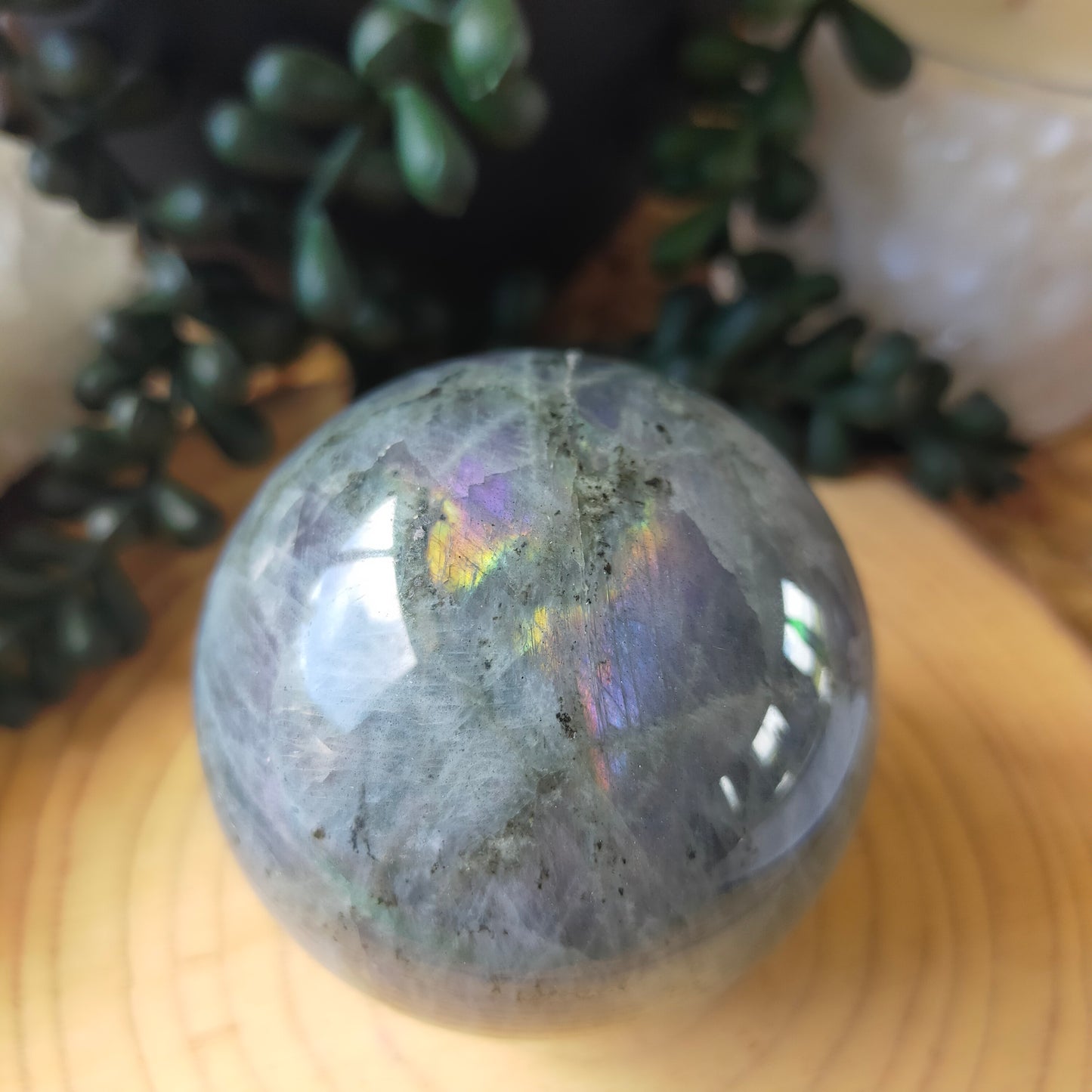 Purple Labradorite Sphere