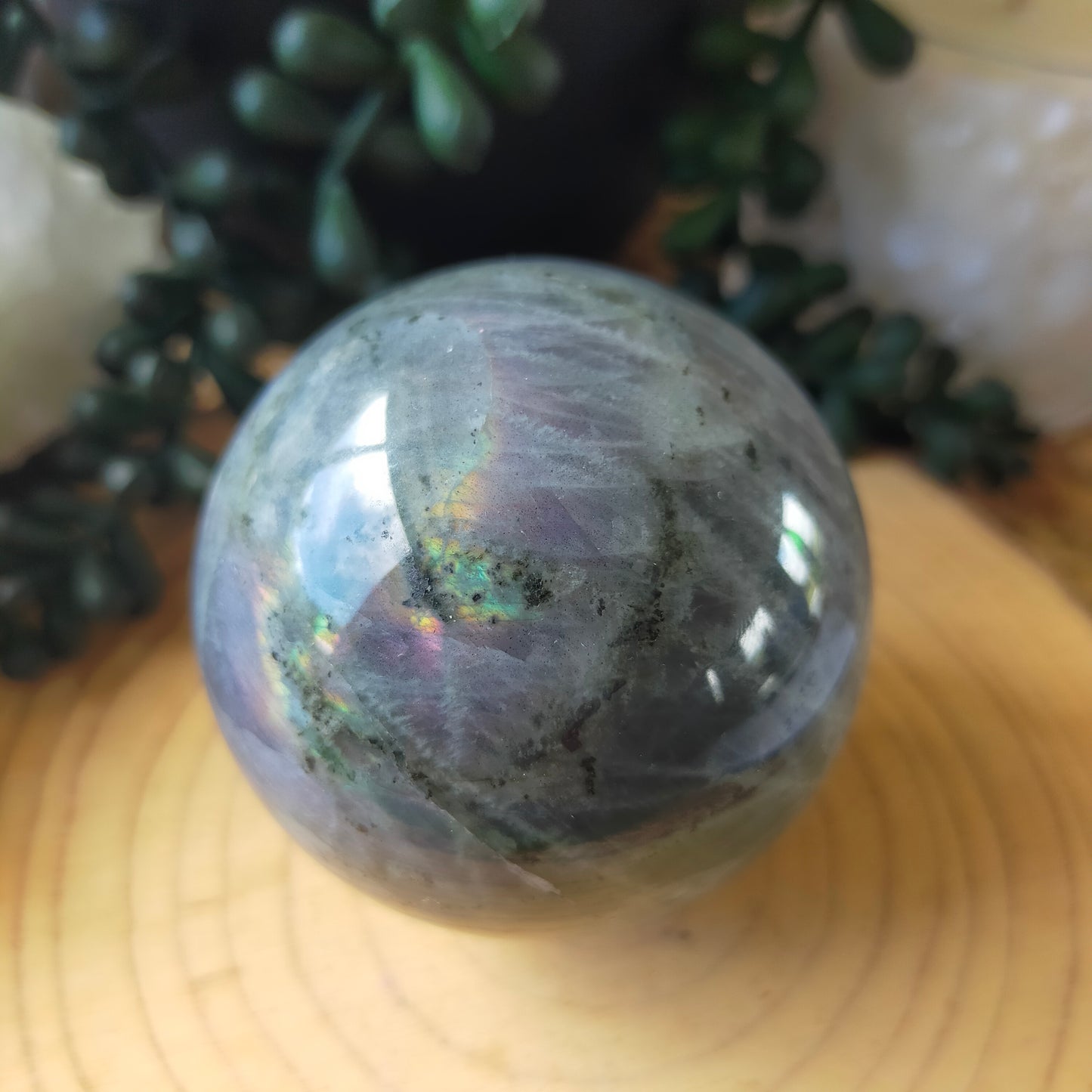 Purple Labradorite Sphere