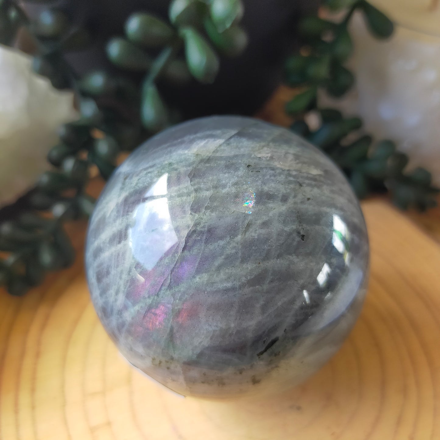 Purple Labradorite Sphere