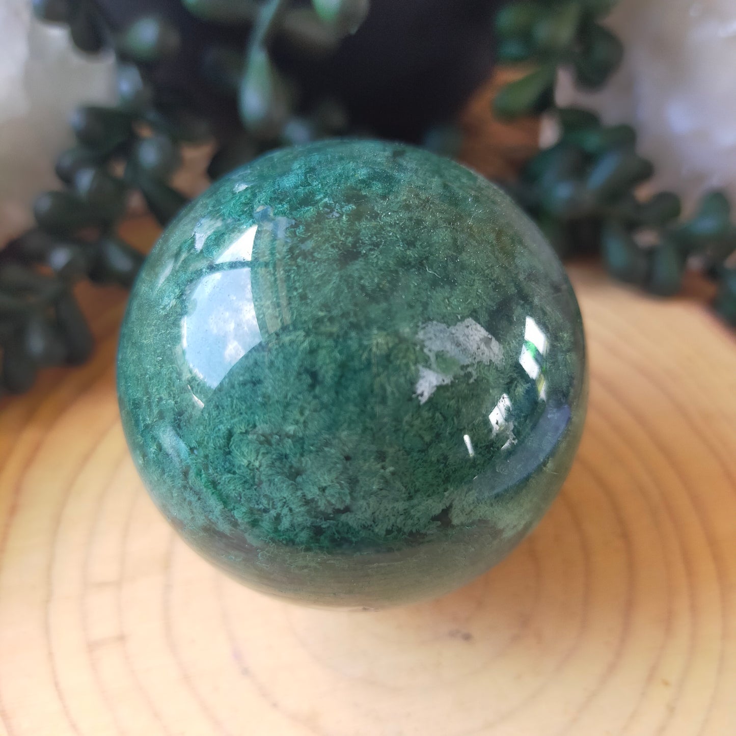 Moss Agate Sphere