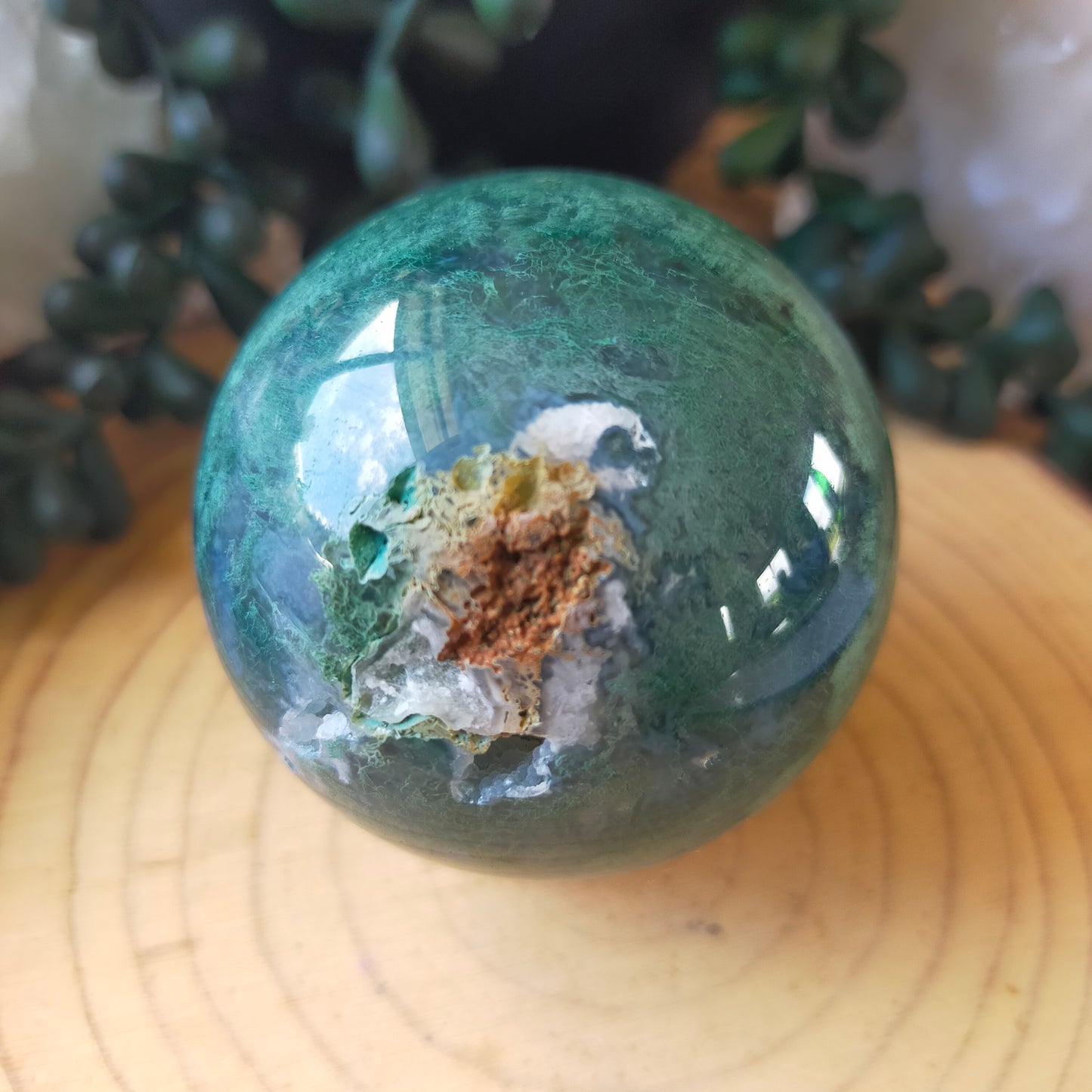 Moss Agate Sphere