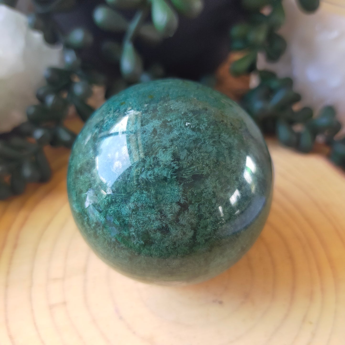 Moss Agate Sphere