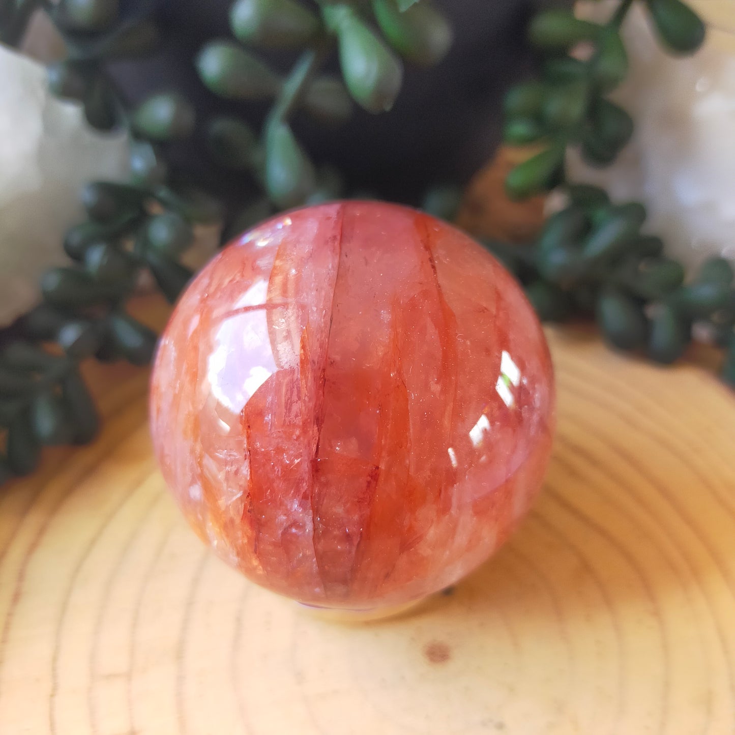 Fire Quartz Sphere