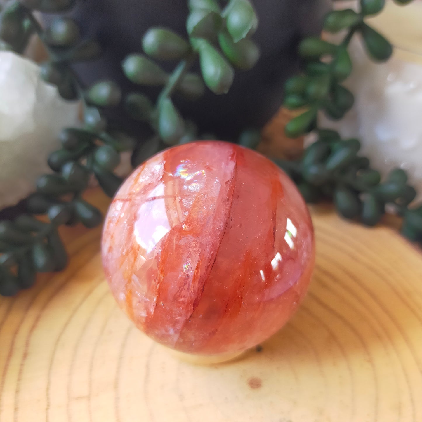 Fire Quartz Sphere