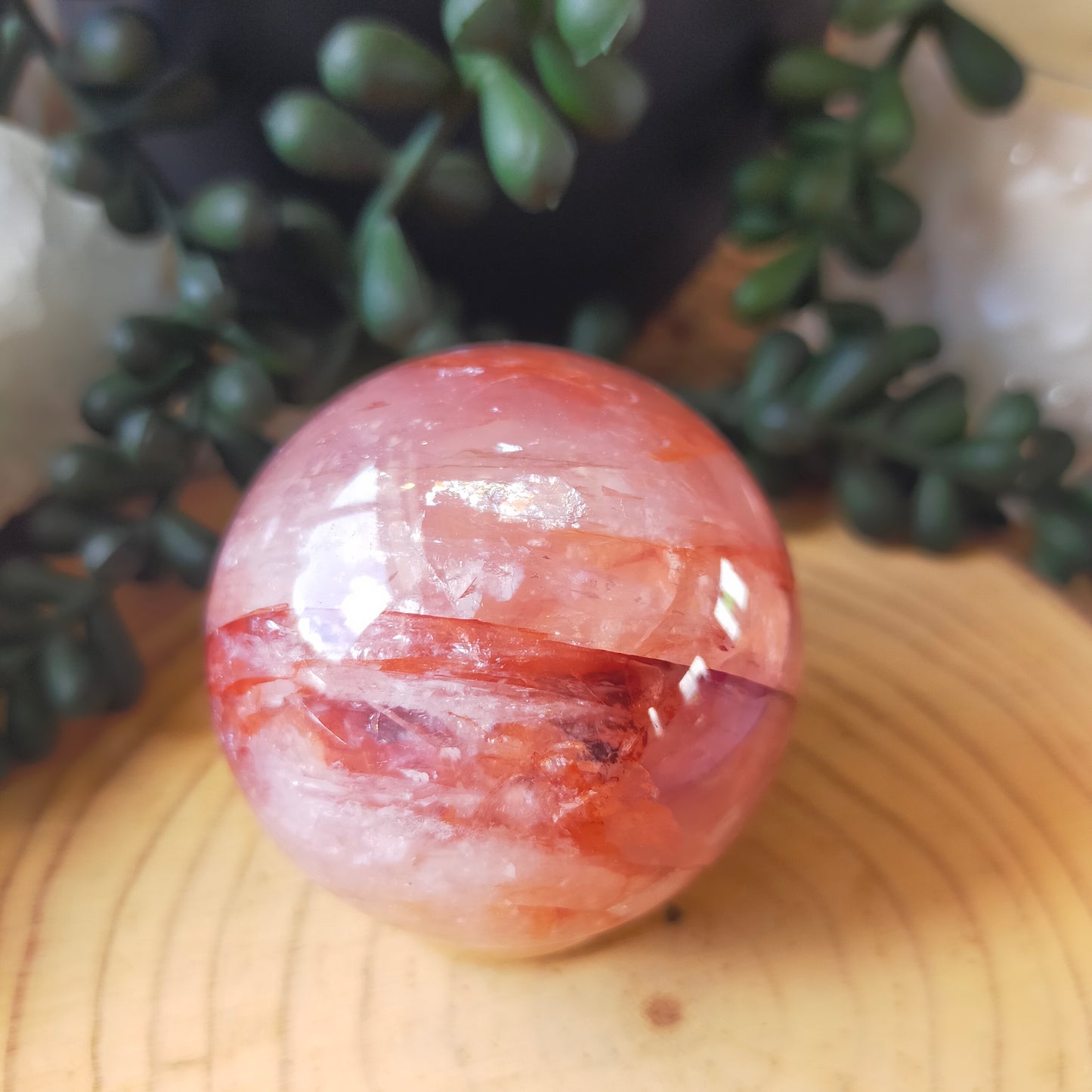 Fire Quartz Sphere