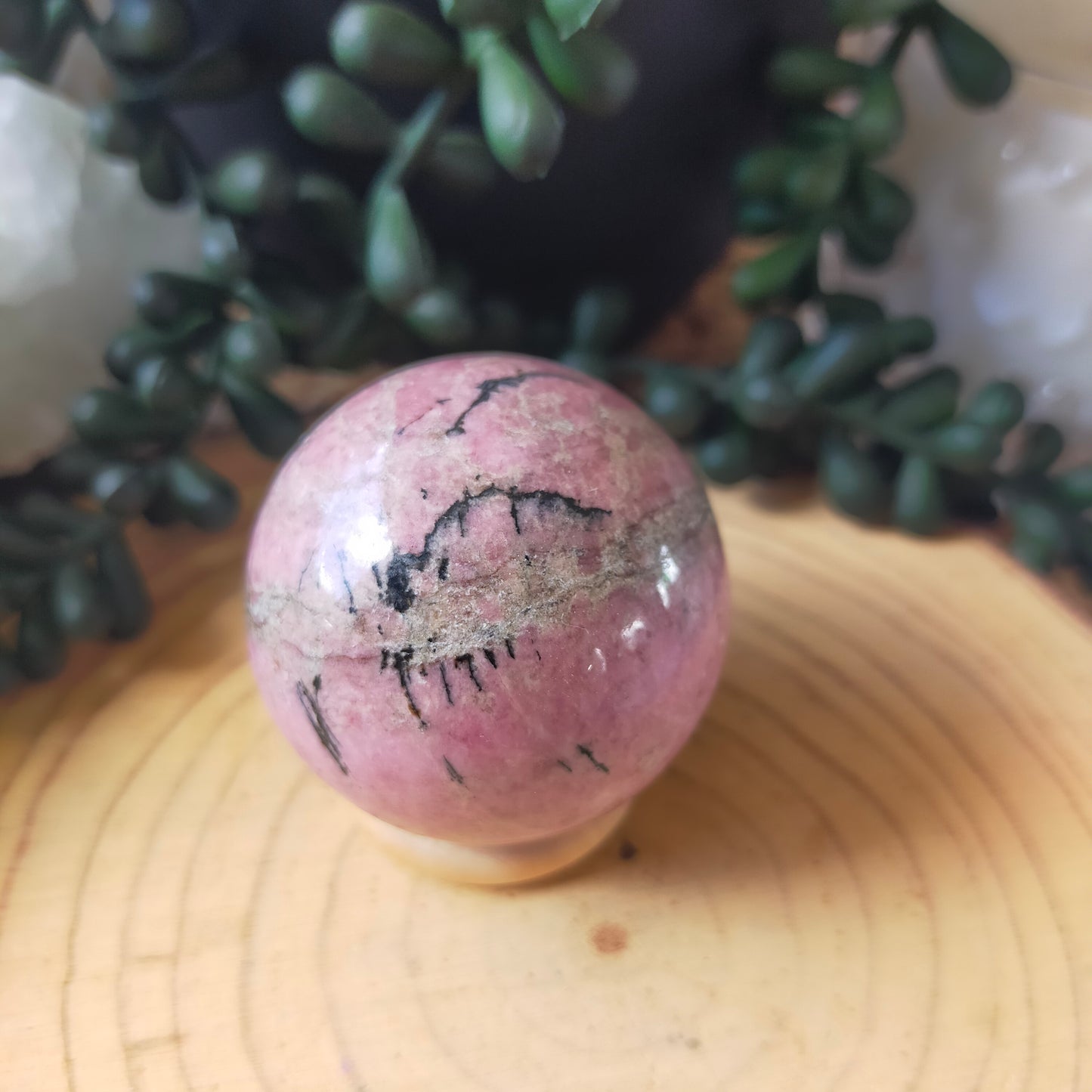 Rhodonite Sphere