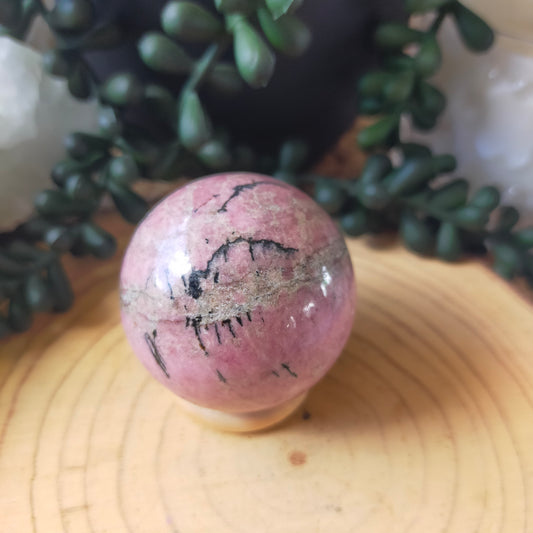 Rhodonite Sphere