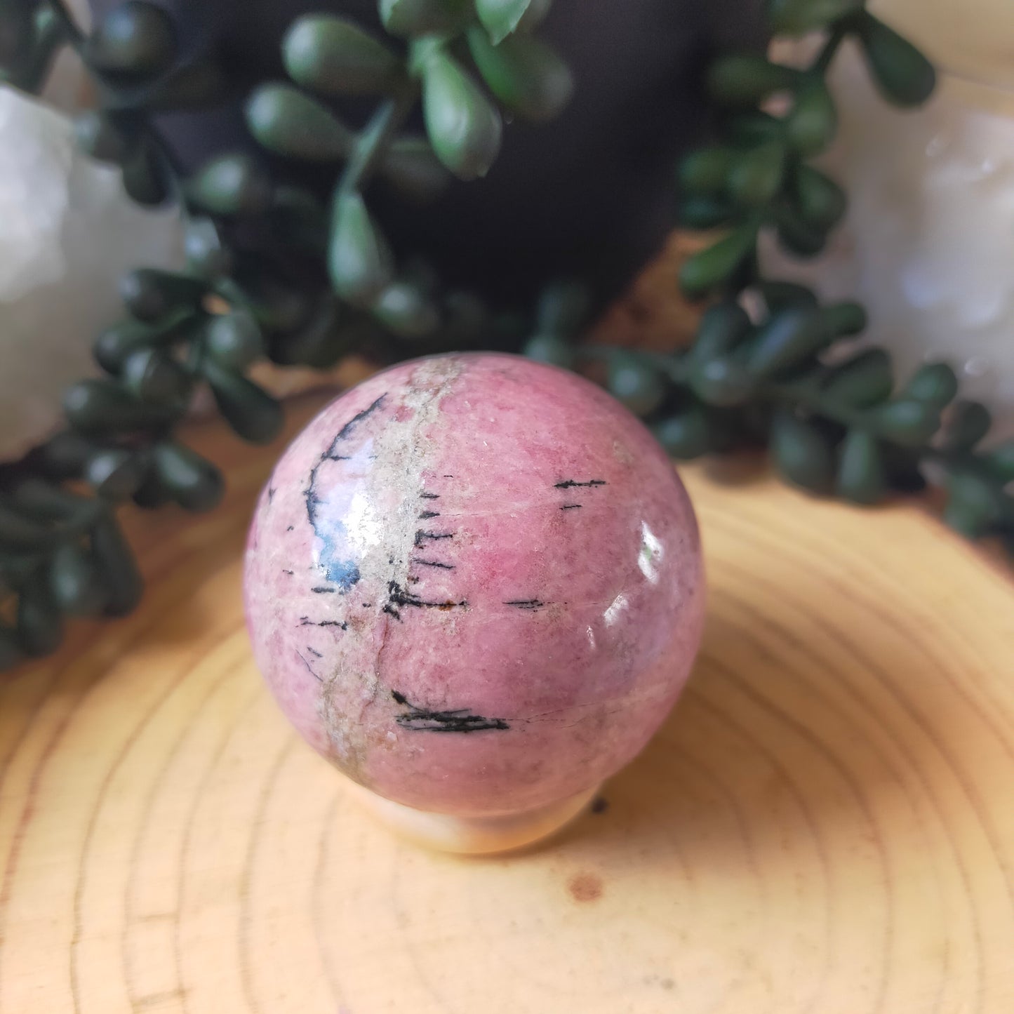 Rhodonite Sphere