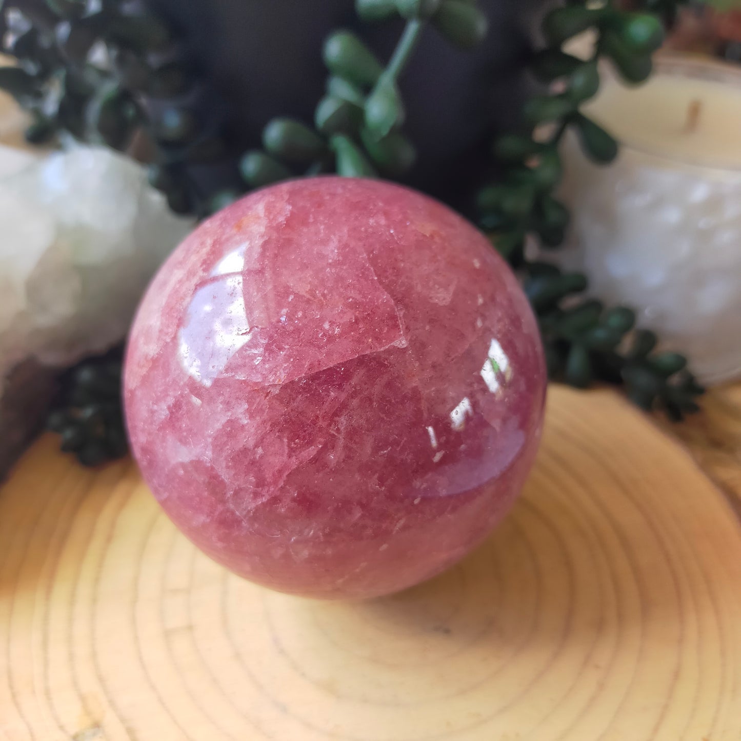 Strawberry Quartz Sphere