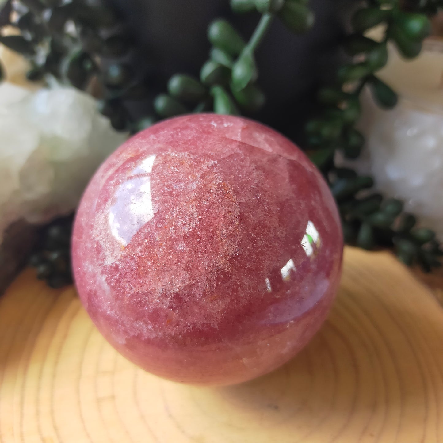 Strawberry Quartz Sphere