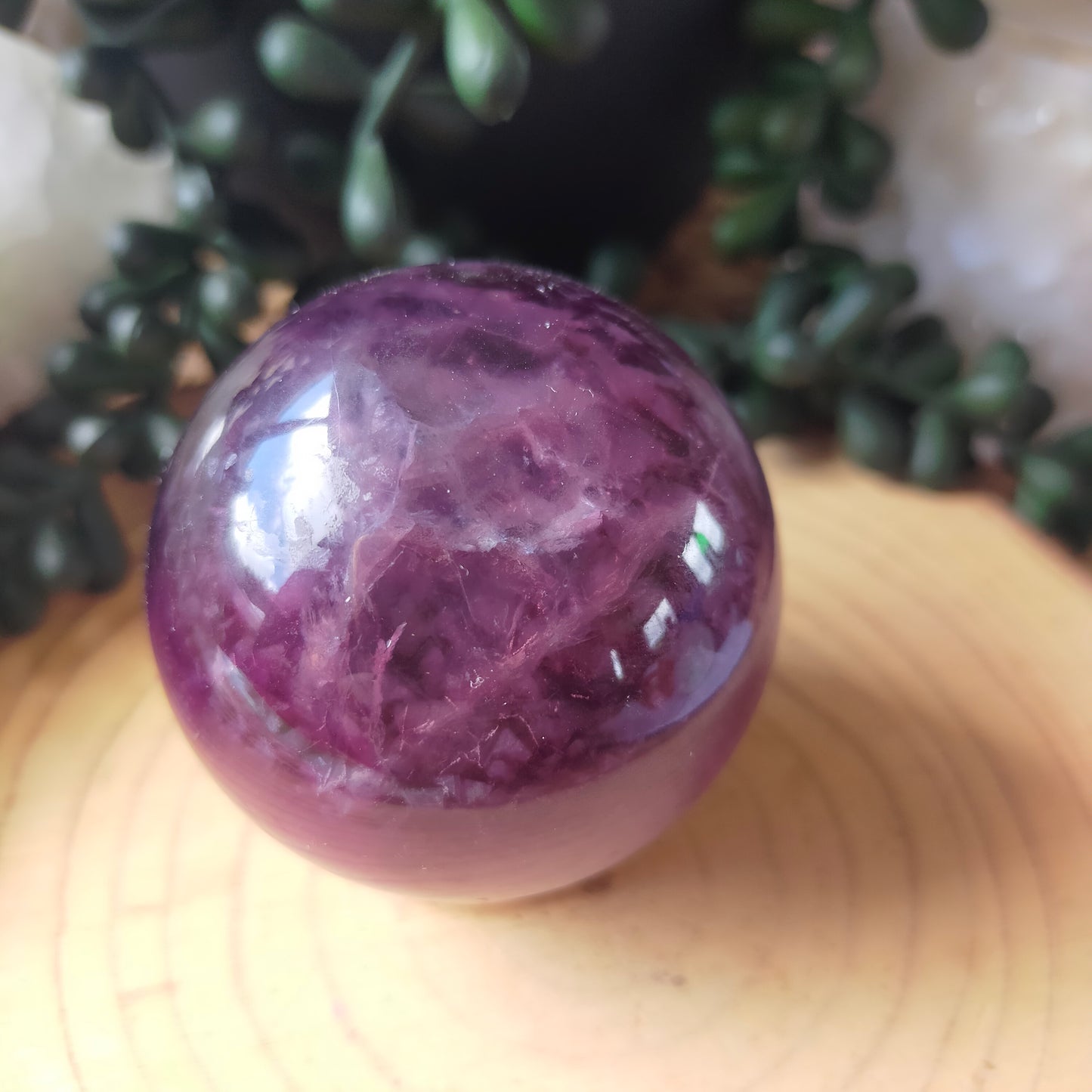 Purple Fluorite Sphere