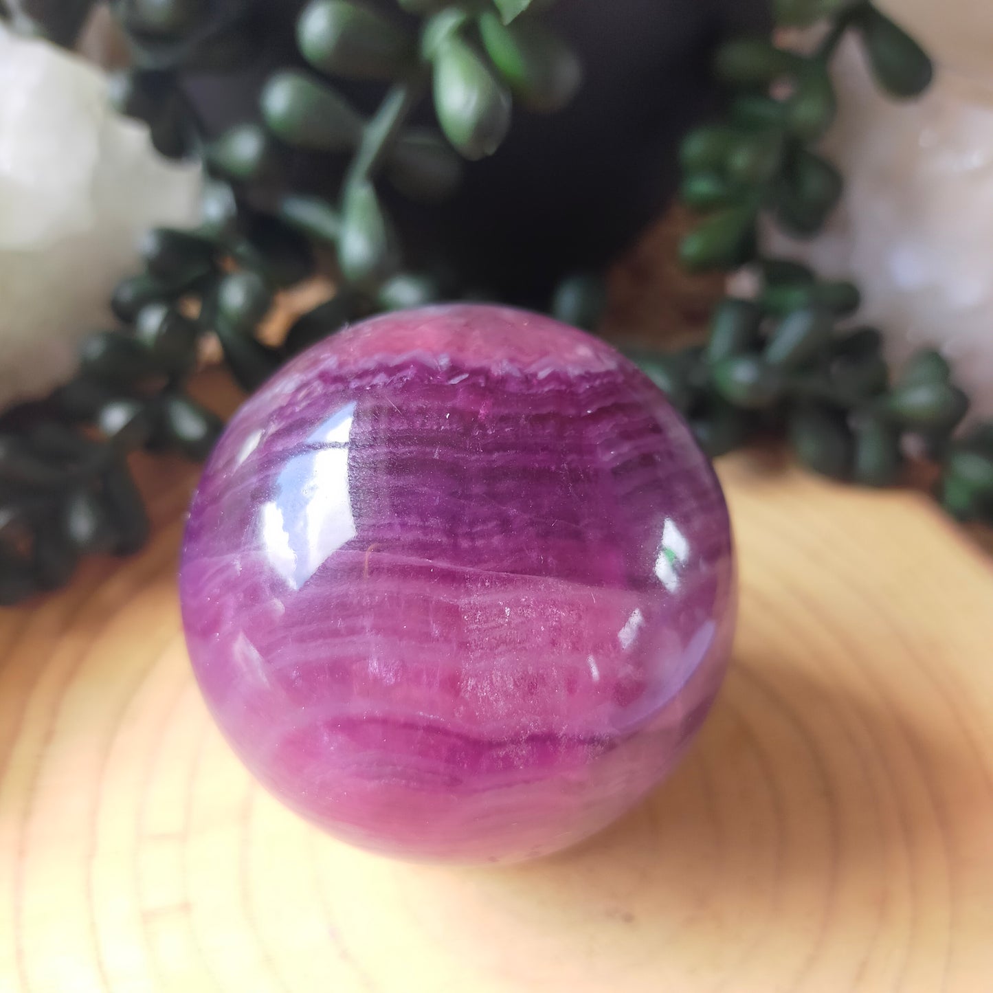 Purple Fluorite Sphere