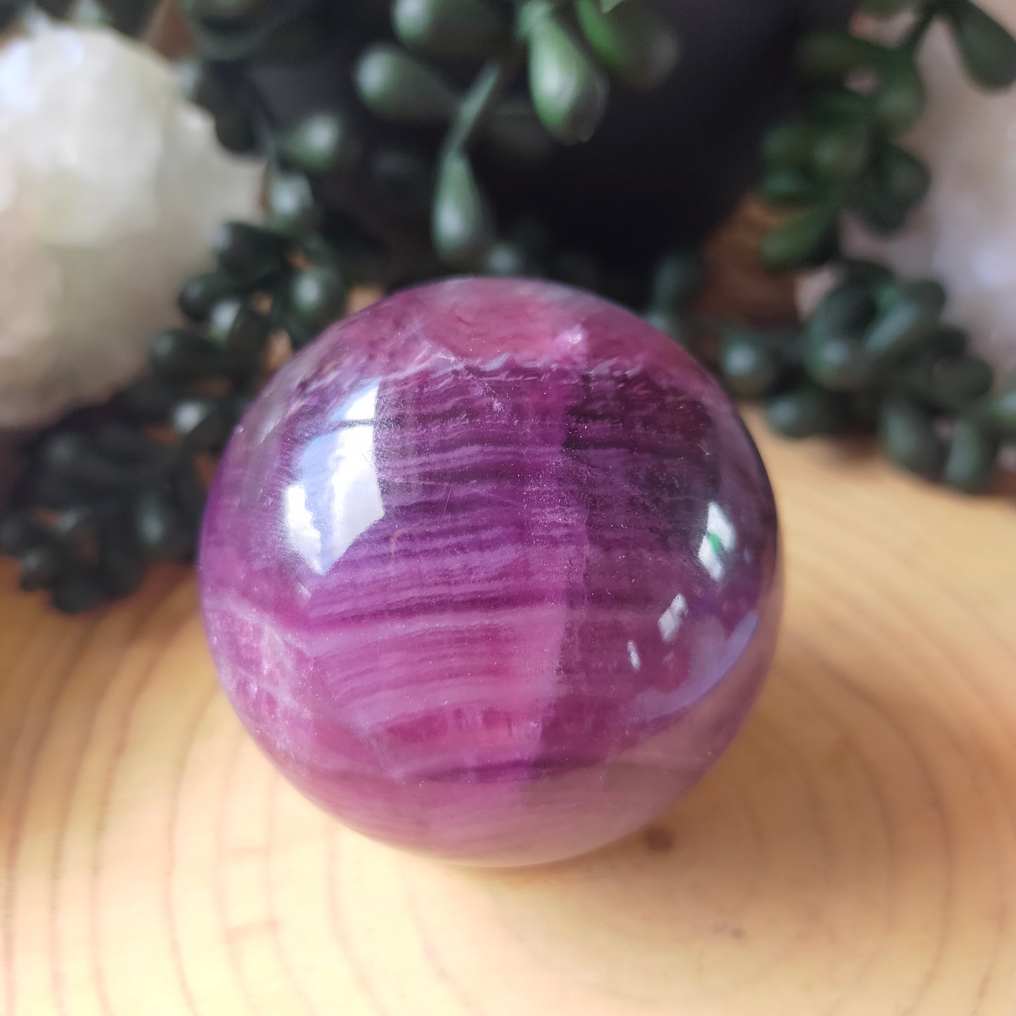 Purple Fluorite Sphere