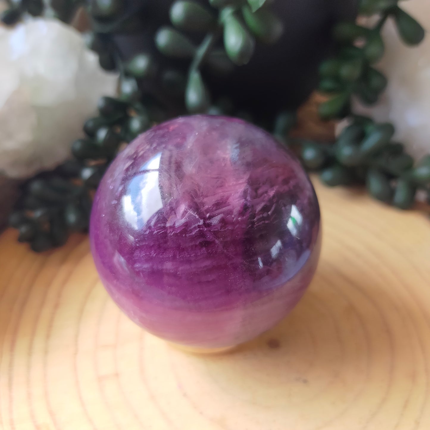 Purple Fluorite Sphere