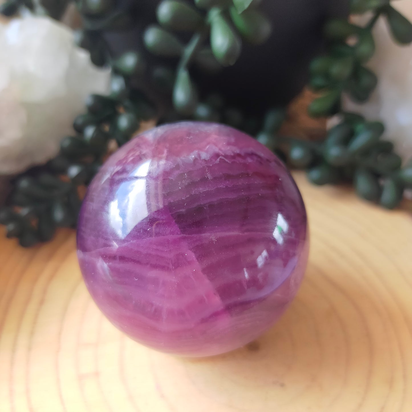 Purple Fluorite Sphere