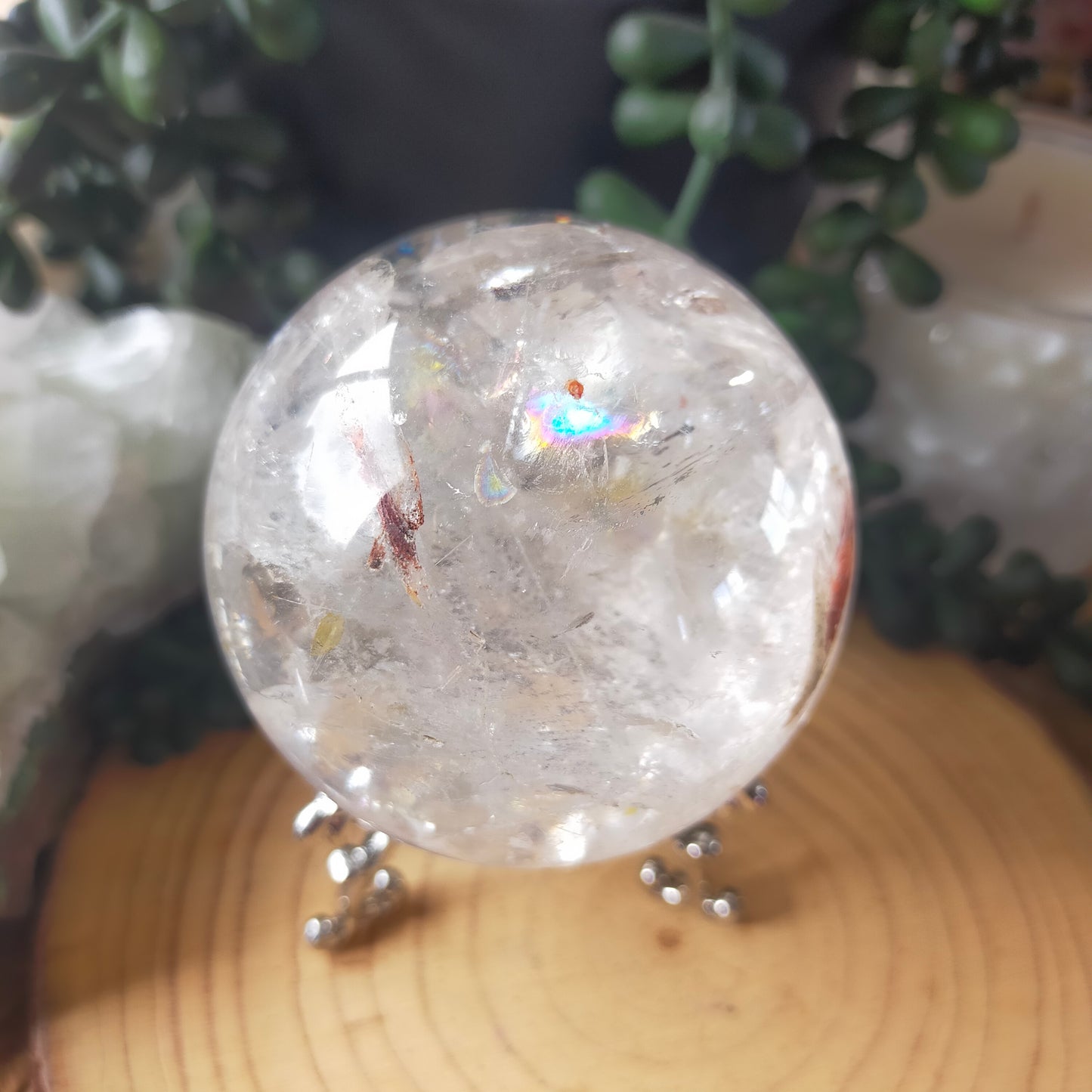 Stunning Clear Quartz Sphere