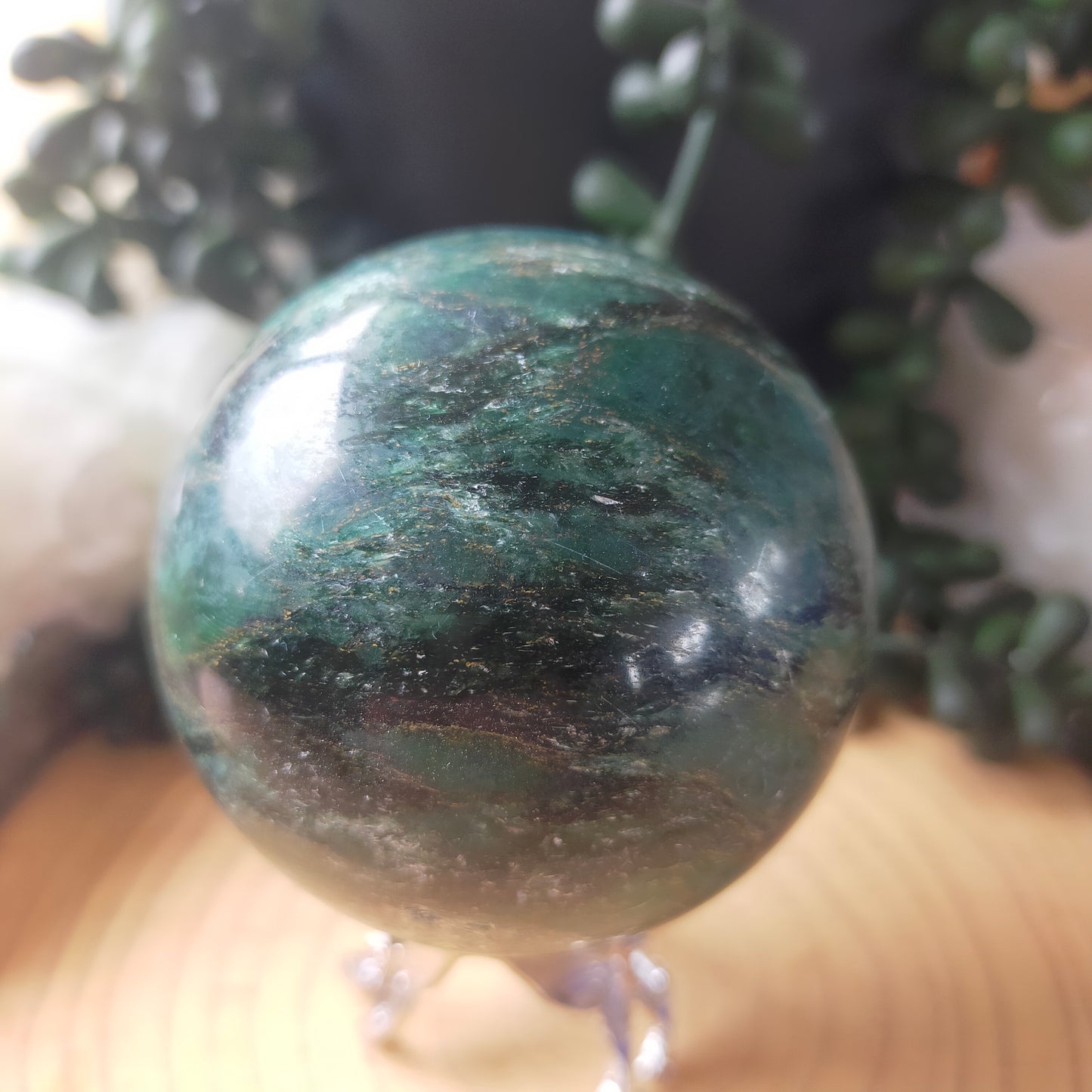 Emerald Jasper Sphere