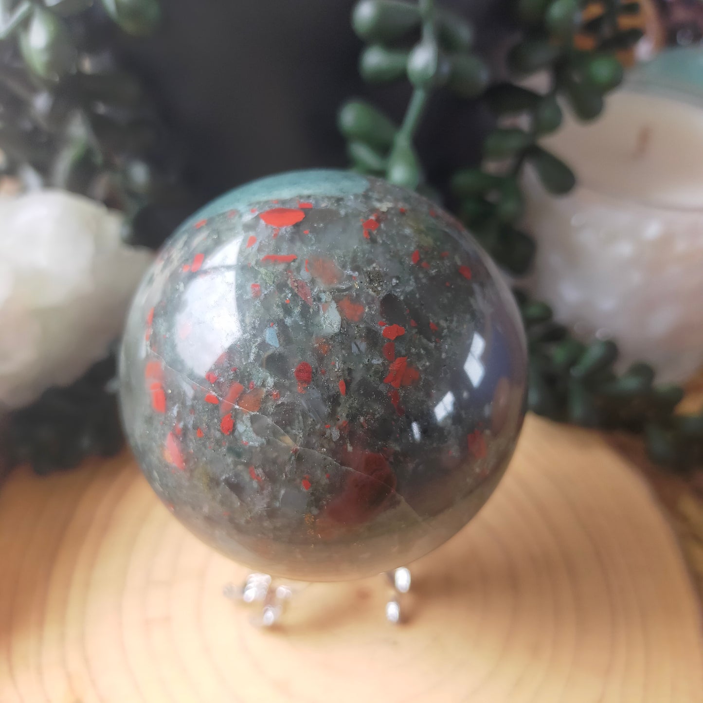 African Bloodstone Sphere