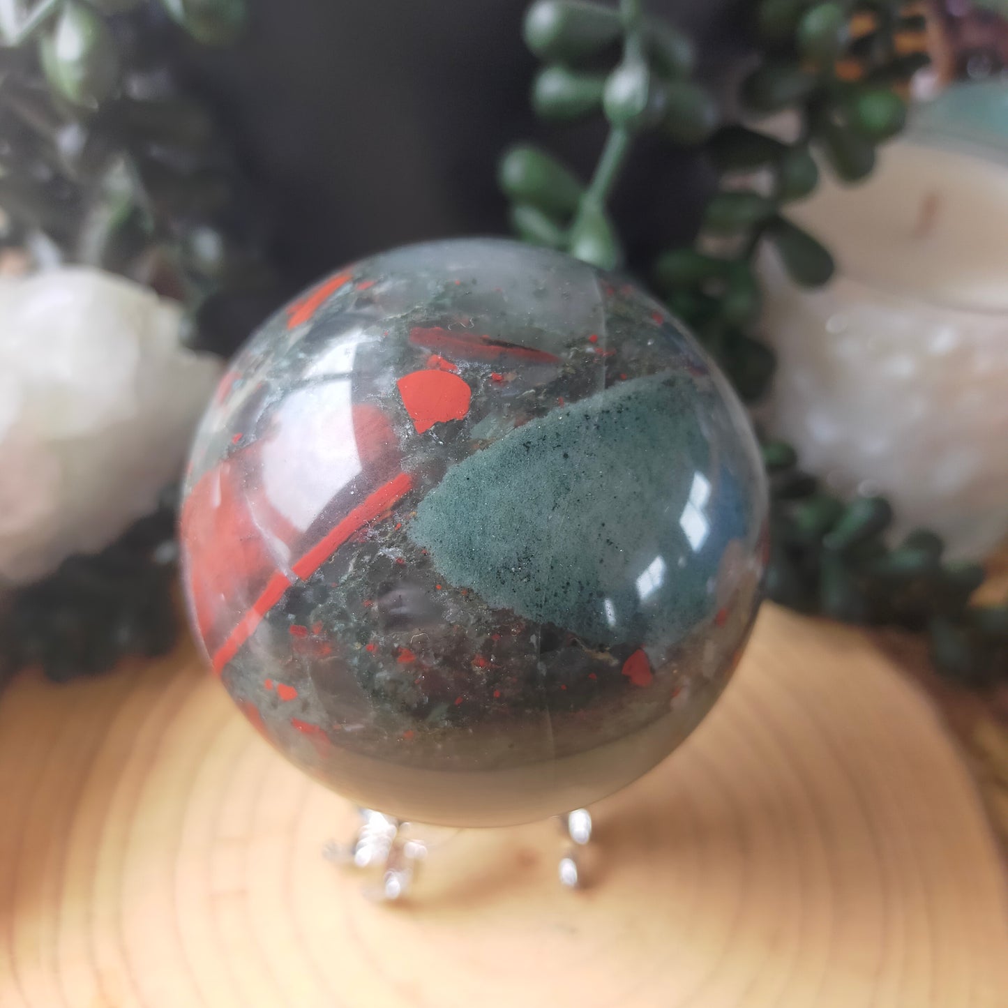 African Bloodstone Sphere