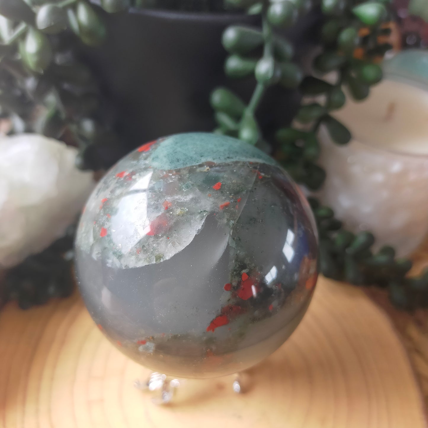 African Bloodstone Sphere