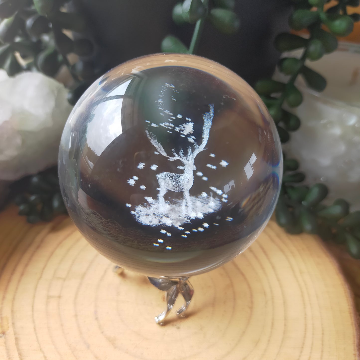 Etched Glass Spheres