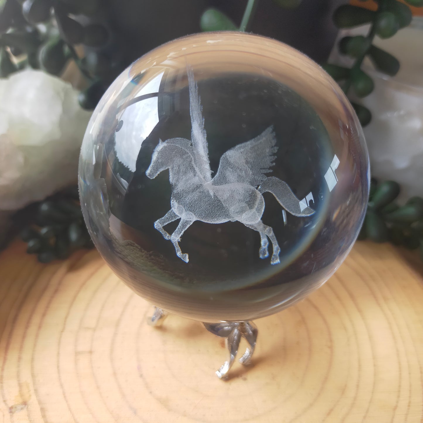 Etched Glass Spheres