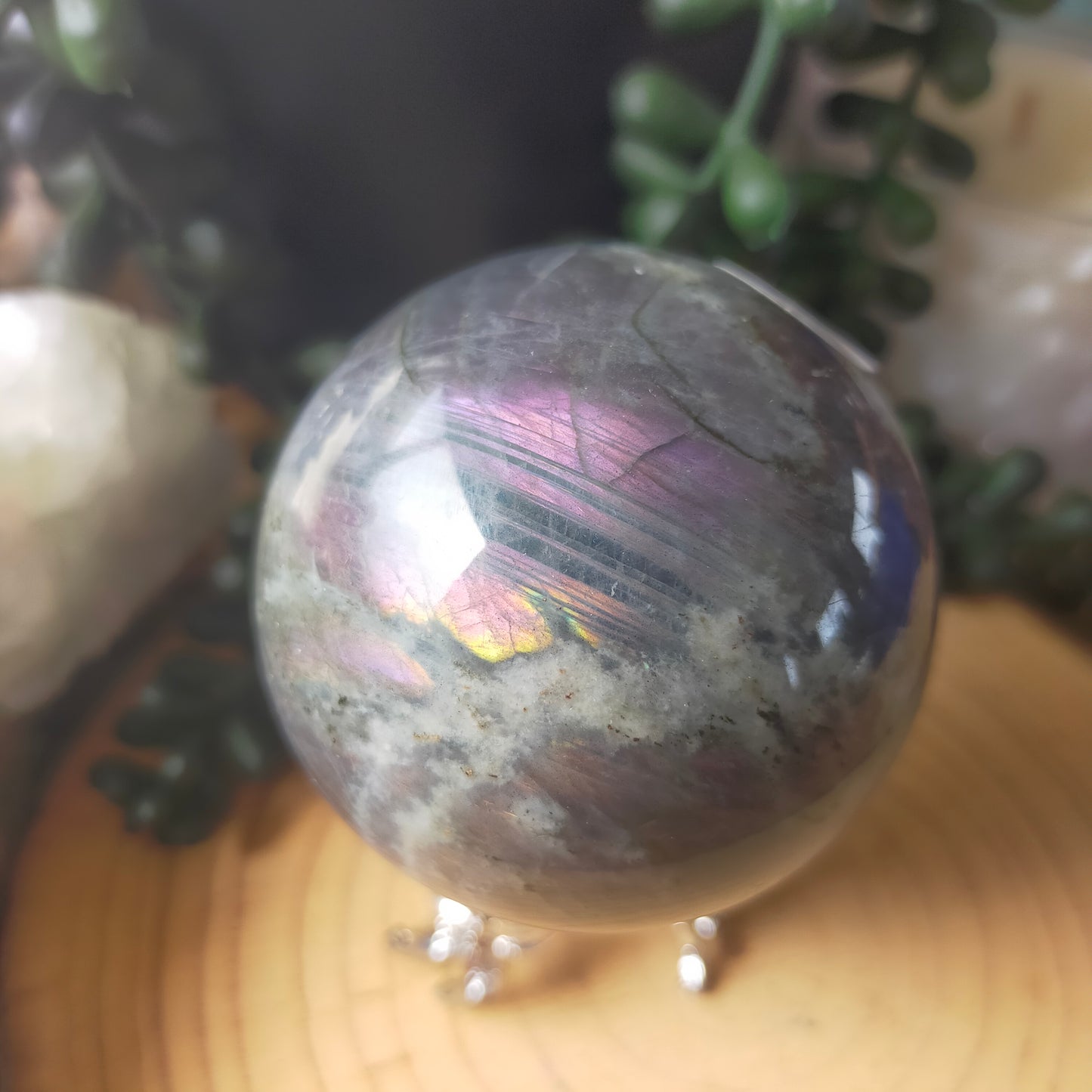 Gorgeous Labradorite Sphere