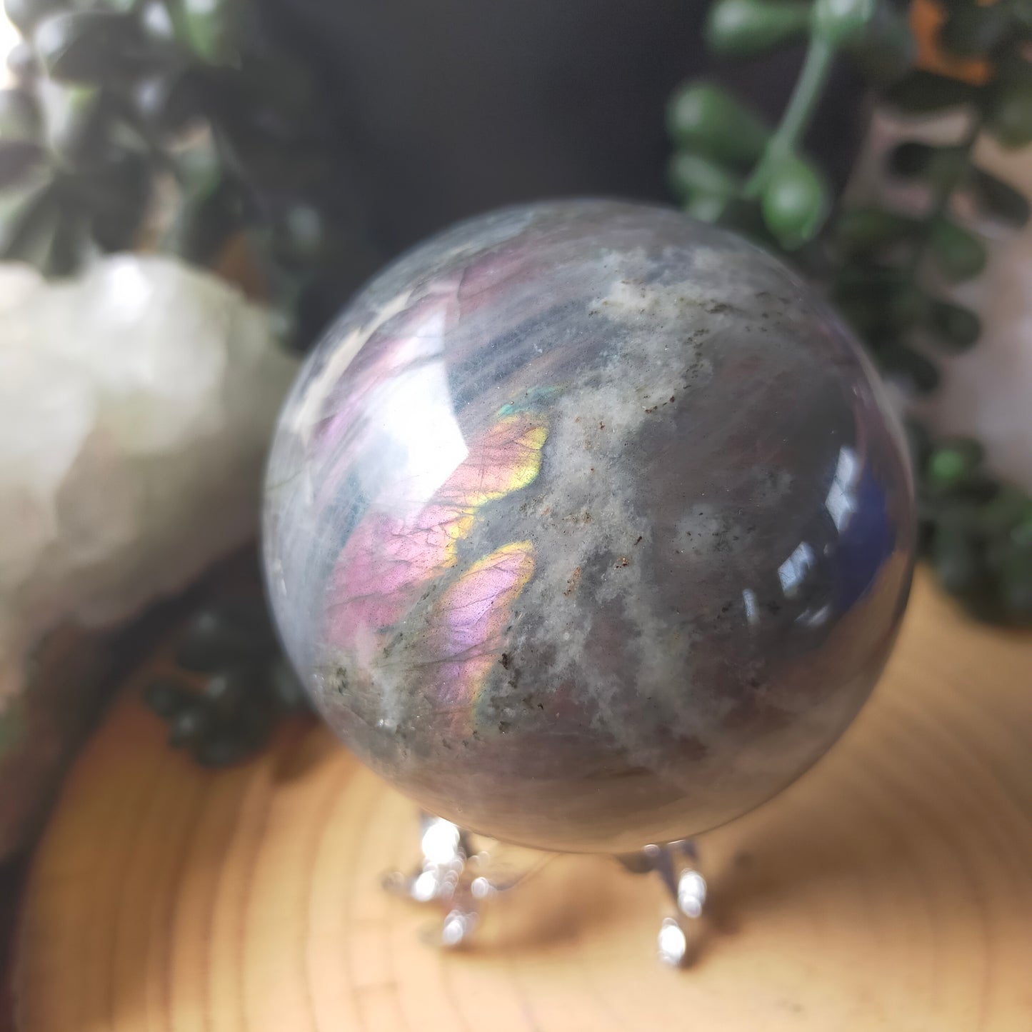 Gorgeous Labradorite Sphere