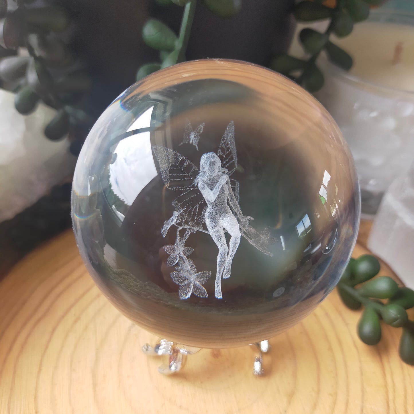 Etched Glass Spheres