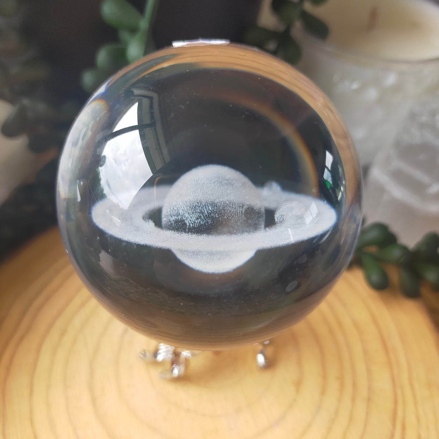 Etched Glass Spheres