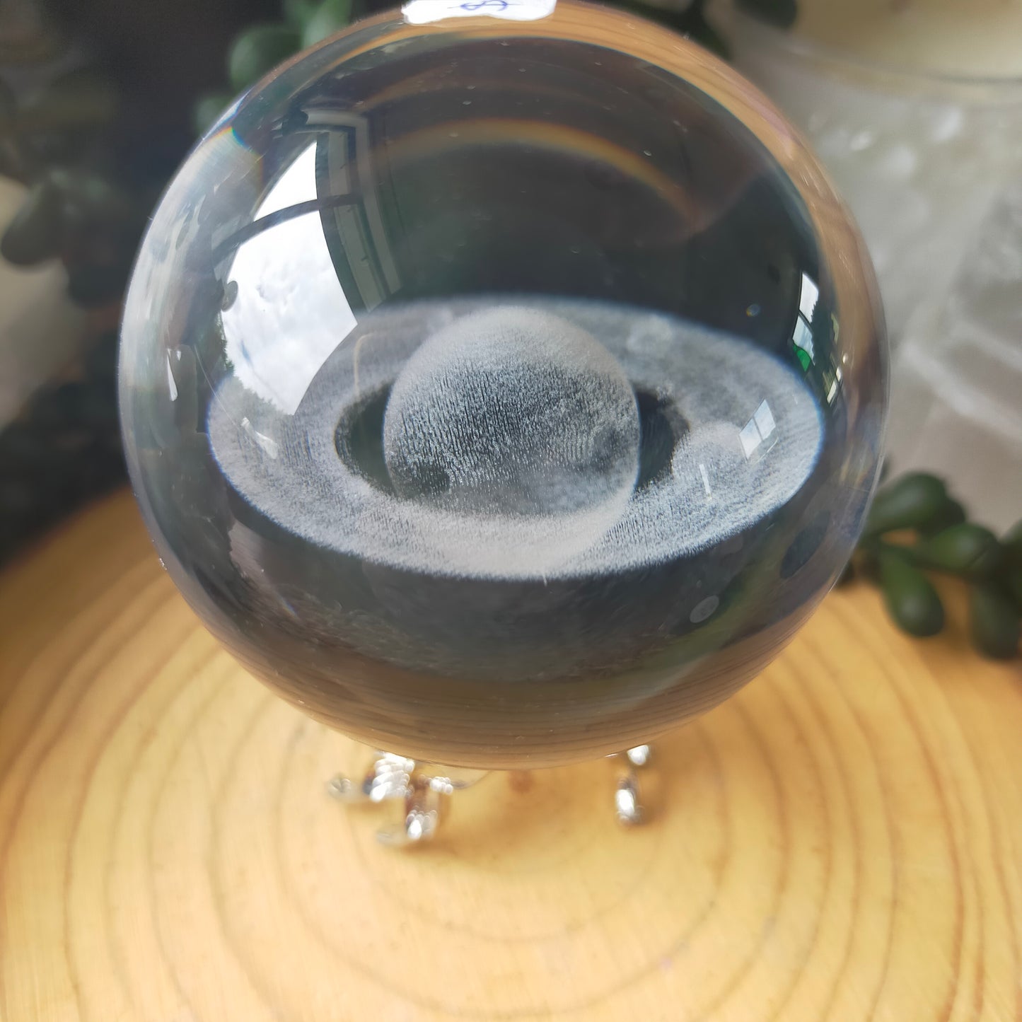 Etched Glass Spheres