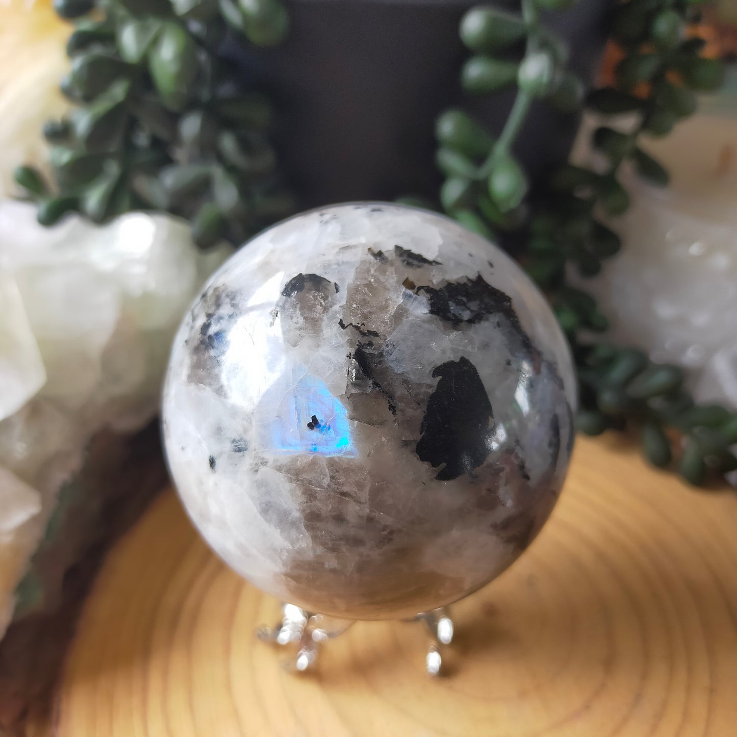 Rainbow Moonstone Sphere