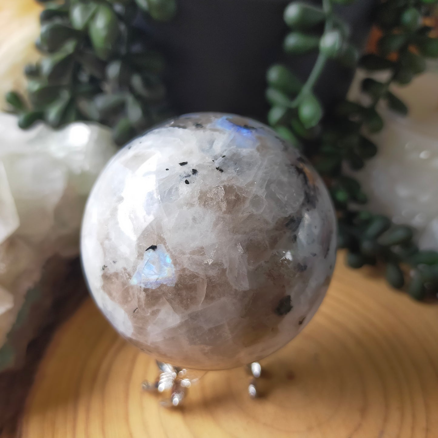 Rainbow Moonstone Sphere