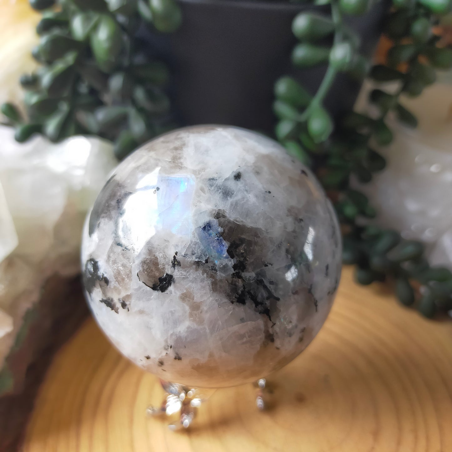 Rainbow Moonstone Sphere