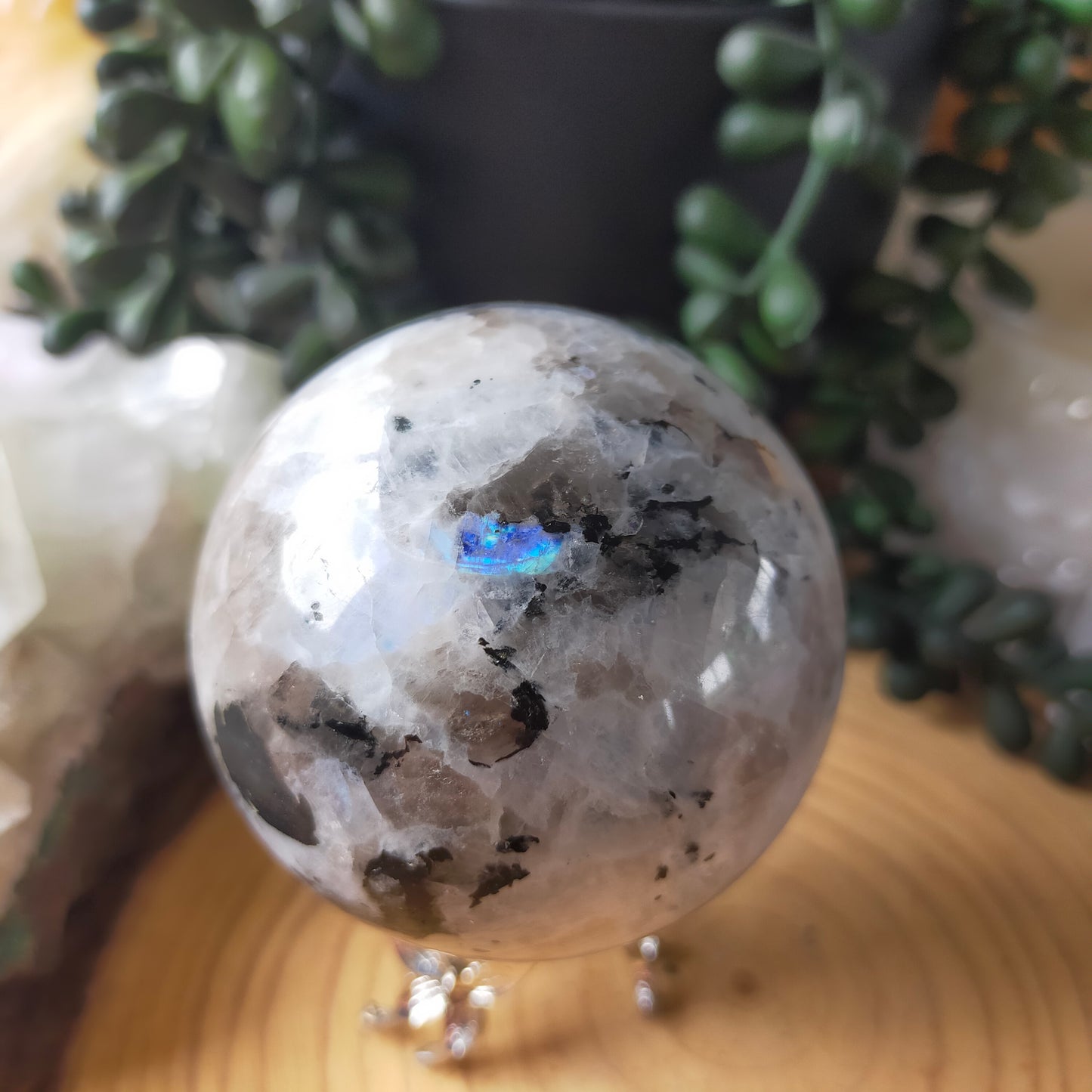 Rainbow Moonstone Sphere