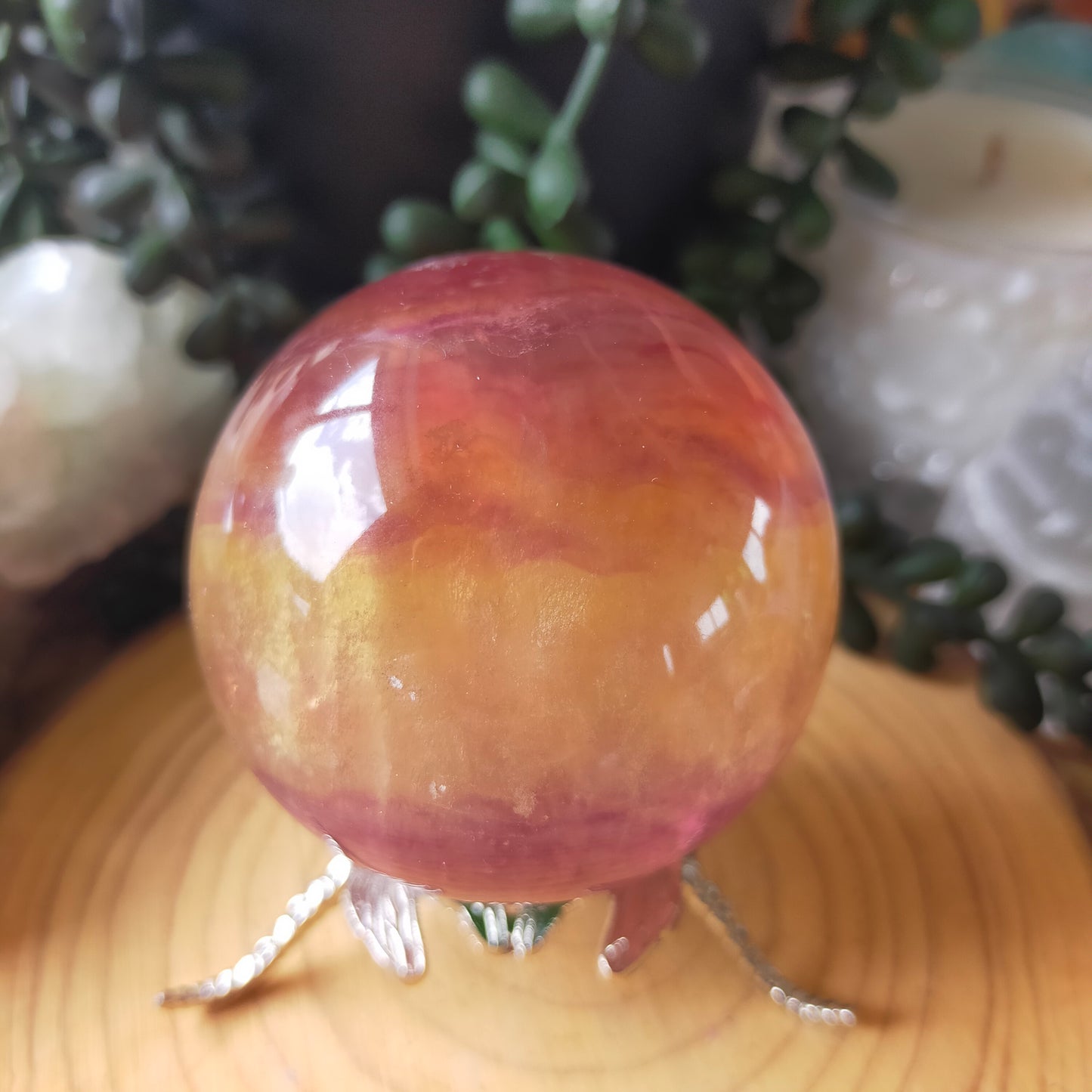 Candy Fluorite Sphere