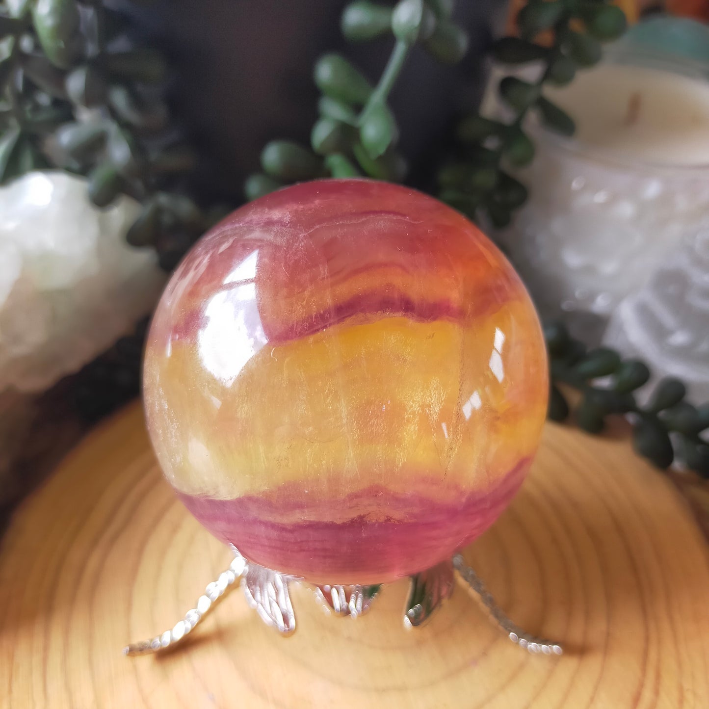 Candy Fluorite Sphere