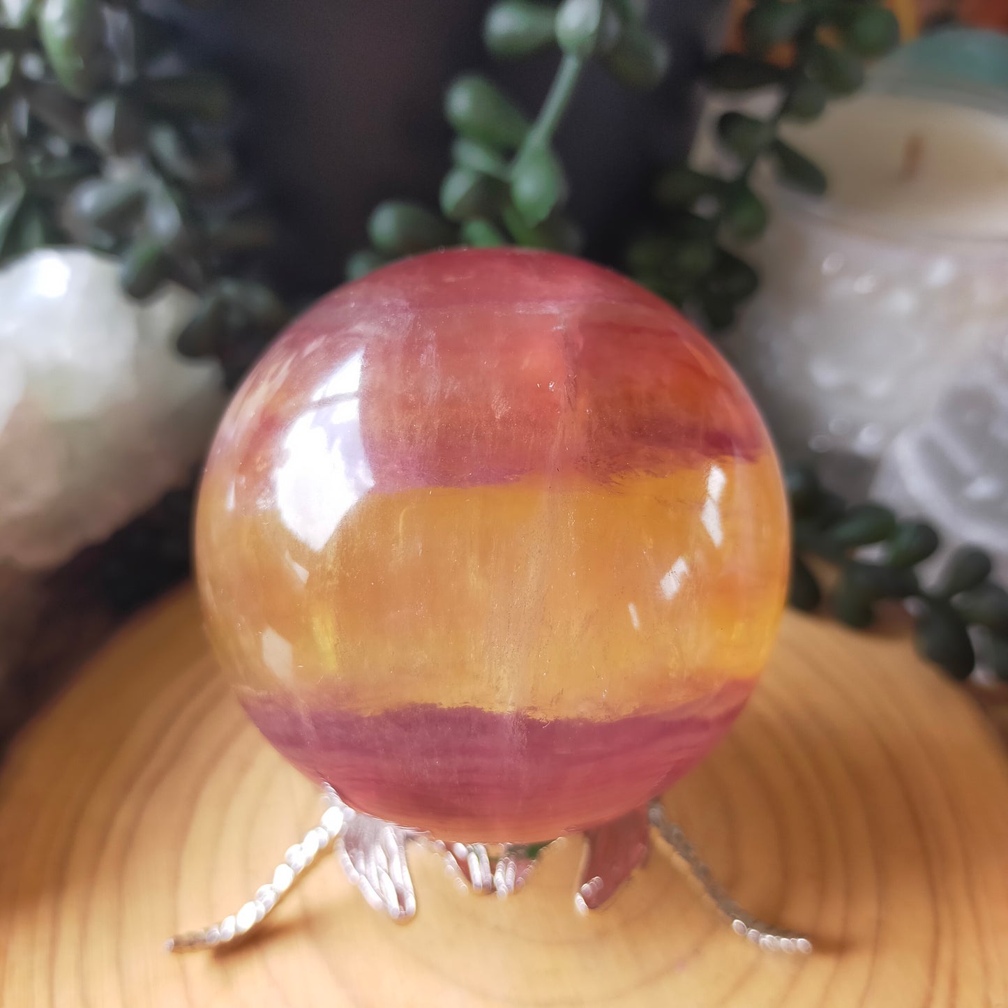 Candy Fluorite Sphere