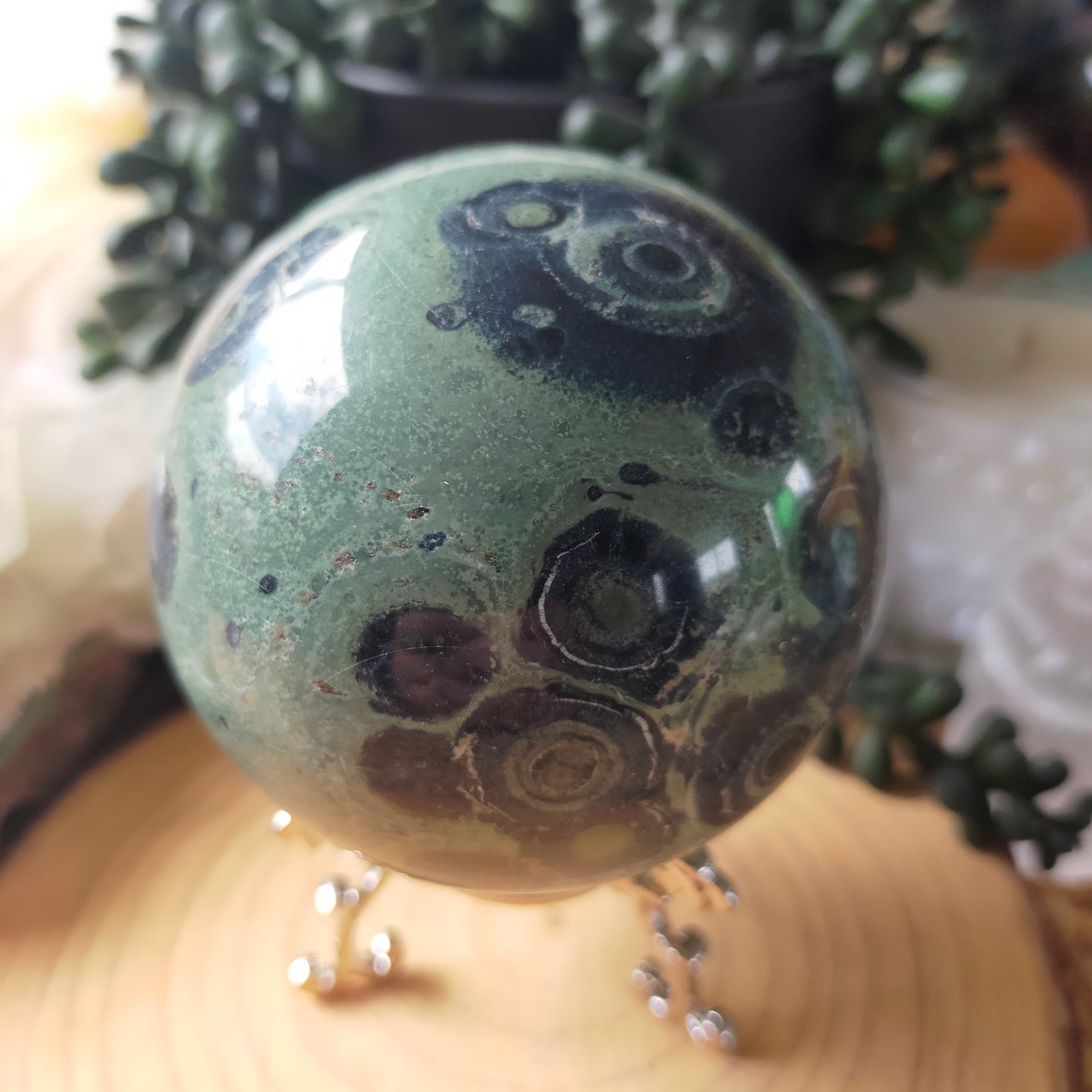 Kambaba Jasper Sphere