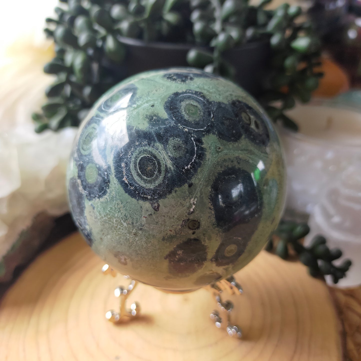 Kambaba Jasper Sphere