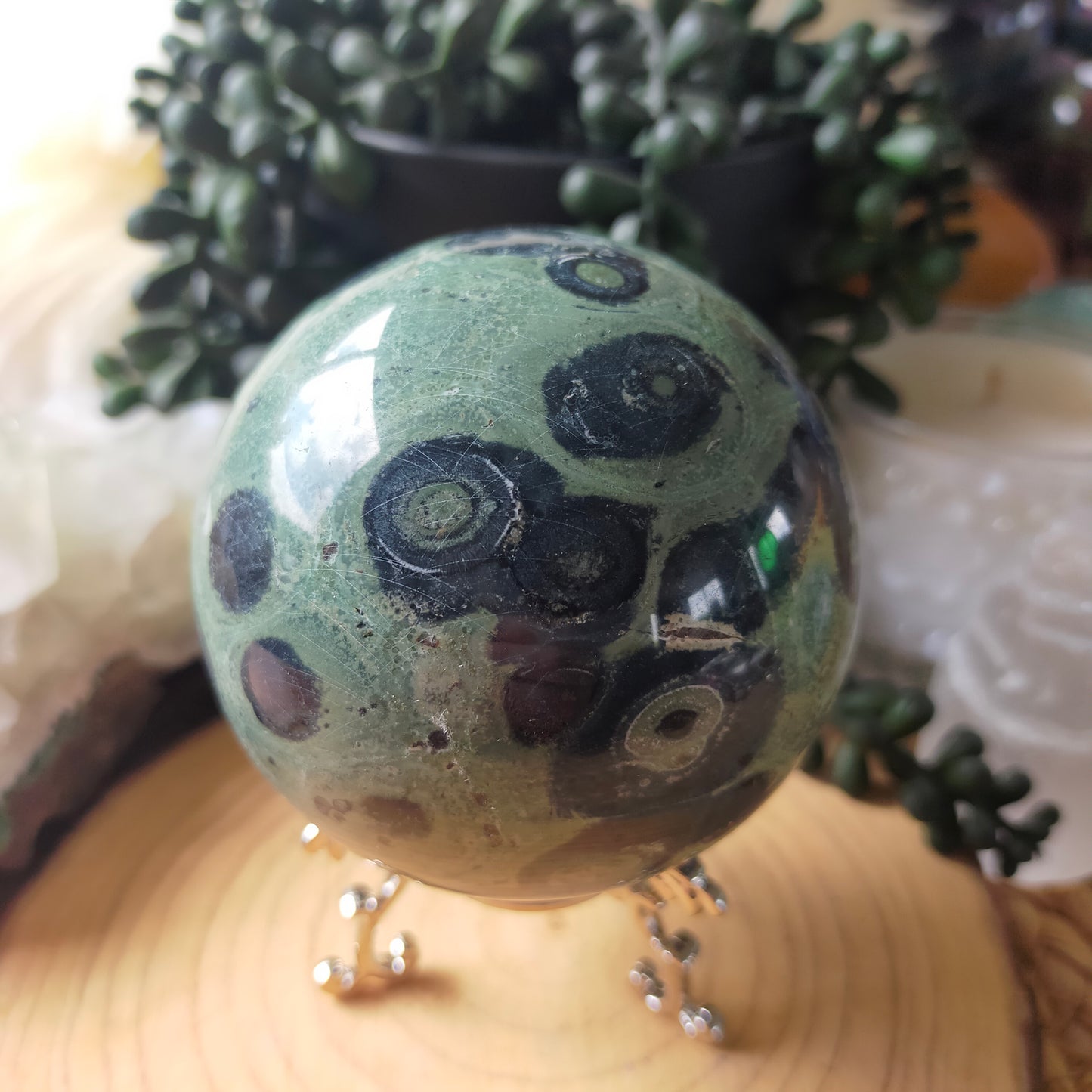 Kambaba Jasper Sphere