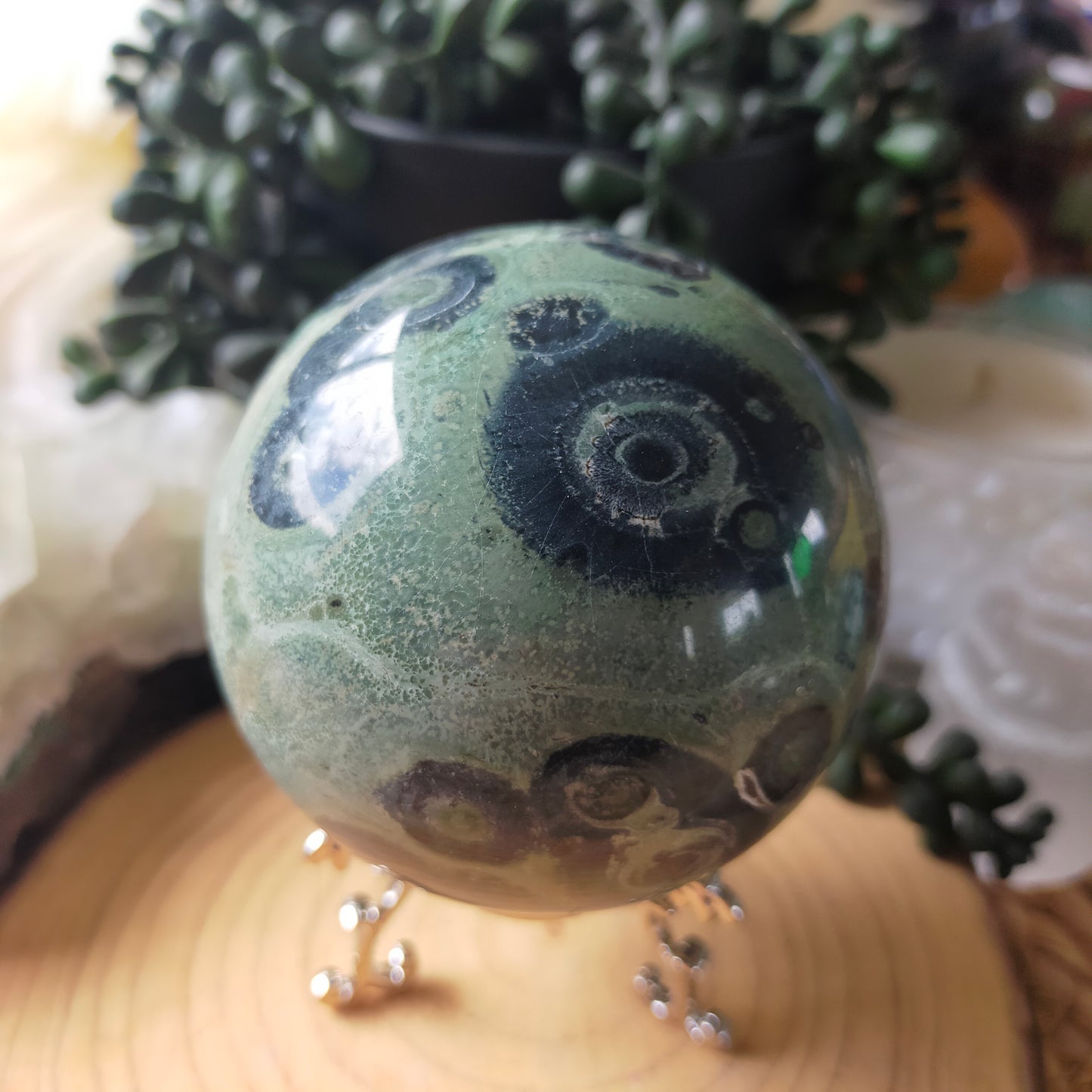 Kambaba Jasper Sphere